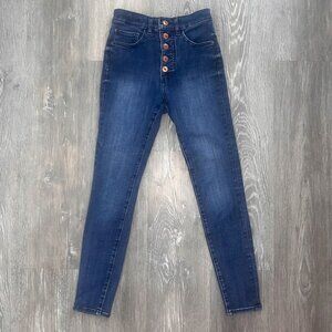 Express 00R High Rise Skinny Jeans - Super stretch! **Like New**